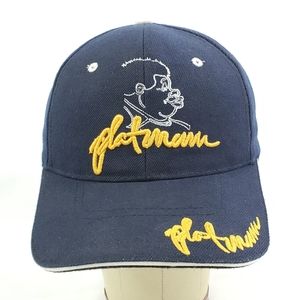 Rare CJ Headwear Phatman Baseball Cap Hat Navy Emb